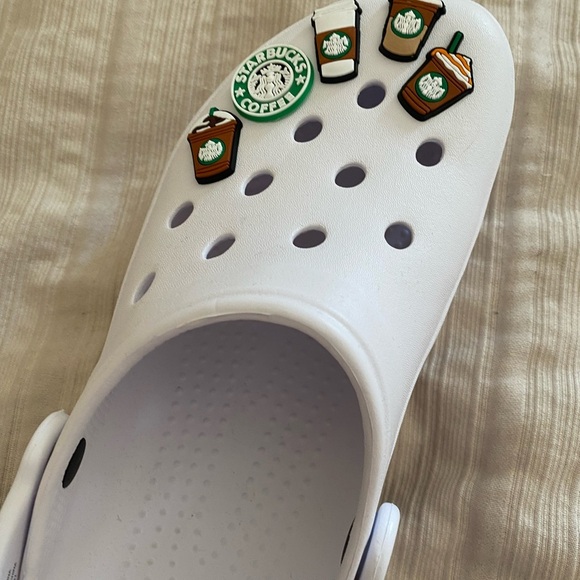 Starbucks set of 5 Shoe charms NEW - Picture 4 of 4